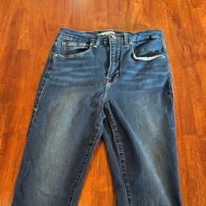 Good American Dark Blue Straight Jeans